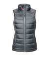 441F Russell Athletic Ladies Nano Padded Bodywarmer Iron colour image